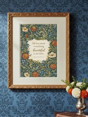 DDS Art Print, 8x10, Bible Verse, Paper Print, Unframed, Craftsman Series